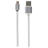 Image de Steel Line - Câble USB - USB (M) pour Micro-USB de type B (M) - 5 V - 2.1 A - 1 m - argent