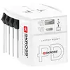 Image de Adaptateur 150 pays+ sortie USB + sortie Type C 65 watts + câble high speed charging 160 cm