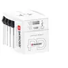 Image de Adaptateur de Voyage Universel MUV avec Ports USB-A et USB-C Power Delivery 30W Blanc