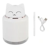 Image de Humidificateur d'air à ultrasons USB avec LED Veilleuse - Chat - Blanc