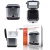 Image de Friteuse - - 1,5 L - Acier inoxydable - Thermostat réglable - Filtre anti-odeur