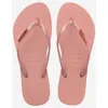 Image de Havaianas - Slim Logo Metallic - Tongs femme Rose Gold - BR 39 - 40