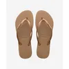 Image de Havaianas - Slim Logo Metallic - Tongs femme Rose Gold - BR 41 - 42