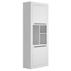 Image de Bibliothèque avec 2 portes et 3 niches - Blanc - EVAN