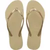 Image de Havaianas - Slim Glitter II - Tongs femme Sand Grey - BR 39 - 40