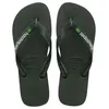 Image de Havaianas - Brasil Logo - Tongs Green Olive / Green Olive - BR 41 - 42