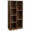 Image de Bibliothèque à 7 compartiments marron 50 x 24 x 106 cm