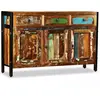 Image de Bahut armoire console bois marron 120 x 35 x 76 cm