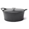 Image de Cocotte ovale noire 35cm