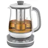 Image de Machine à thé en verre 1,5 l, 8 réglages, panier à thé amovible inox