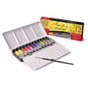 Image de Boîte métal aquarelle - 12 tubes 10 ml