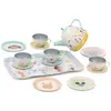 Image de Dinette musicale nature en métal beige 24.5x10x16 cm