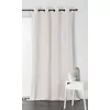 Image de Rideau alaska isolant et 100 % occultant polyester blanc brillant