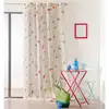 Image de Rideau occultant bucolique imprimé ''colibri'' polyester naturel 145x260