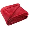 Image de Couverture polaire unie ''pilonga'' polyester rouge 240x220 cm