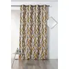Image de Rideau zig zag coloré polyester beige 135x240 cm