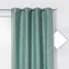 Image de Rideau d'ameublement imprimé art déco polyester vert clair 135x250 cm