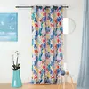 Image de Voilage tamisant et design polyester bleu 140x280 cm