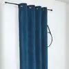 Image de Rideau obscurcissant et isolant en velours côtelé polyester/velours
