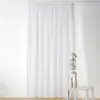 Image de Voilage à galon fronceur - effet bouclé polyester blanc 290x240 cm