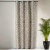 Image de Rideau à oeillets tigre coton/polyester beige 140x240 cm