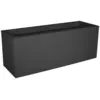 Image de Balconnière rectangulaire 59x20x23 cm en polypropylène anthracite
