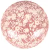 Image de De 6 assiettes creuse léa 22 cm (lot rouge en grès