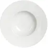 Image de De 6 assiettes creuse zen 23 cm (lot blanches en porcelaine