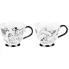 Image de Coffret de 2 s 44 cl (1 modèle aléatoire) blanc en porcelaine