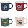 Image de Coffret de 4 mugs 35 cl multicolore en céramique