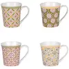 Image de Coffret de 4 mugs 38 cl blancs en porcelaine