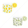 Image de De 2 mugs lemon 35 cl (lot multicolore en porcelaine