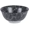 Image de De 6 coupelle evasée 11,5 cm (lot noir en porcelaine