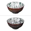 Image de De 6 coupelle 12 cm (lot vert en porcelaine