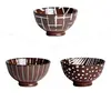 Image de De 3 coupelle 12 cm (lot marron en porcelaine