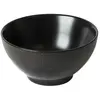 Image de De 6 bols vésuvio 14 cm (lot noirs en grès