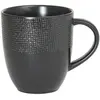 Image de De 6 mugs vésuvio 30 cl (lot noirs en grès