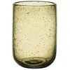 Image de De 6 gobelets perla bullé 25 cl ambre (lot jaunes en verre