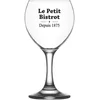 Image de Boîte de 6 verres à pied bistrot 21 cl transparent / cristal