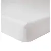 Image de Drap housse 160x200 +30 cm Percale de Coton Blanc