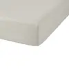 Image de Drap housse coton gris perle 140x190 cm