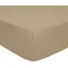 Image de Drap housse 140x190 + 30 cm 100% Percale de Coton 80 fils Lin