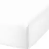 Image de Drap housse 160x200 cm Bambou Métis Blanc