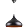 Image de Suspension métal h34.5cm noir