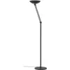 Image de Lampadaire led en métal h 186 cm noir