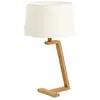 Image de Lampe design en bois blanc