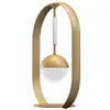 Image de Lampe à poser métal h44cm doré