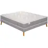 Image de Ensemble 140x190 matelas ressorts ensachés ferme h26 + sommier