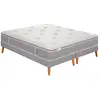 Image de Ensemble 180x200 matelas ressorts ensachés ferme h27 + 2 sommiers