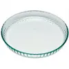 Image de Moule à tarte 24 cm transparent / cristal en verre